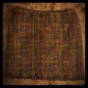 Multi-Color Wool Skirt